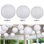ZYEKIU 6 Pièces Abat Jour Papier Lampe Papier Abat Jour Lanterne Rond En Forme de Boule Lampions Classiques pour Jardin, Mariage