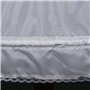 YYKSYDPT Crinolina Jupon pour fille avec 3 cercles Jupes Accessoires Cordon de serrage Doublure à la taille réglable Blanc 55 cm