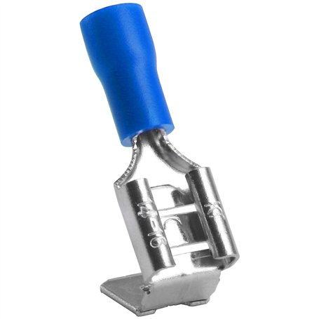 Heschen Lot de 100 cosses à sertir mâles multipiles Bleu