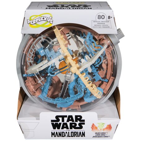 Spin Master Games - Perplexus Star Wars Mandalorian - Labyrinthe Parcours 3D avec 80 Défis