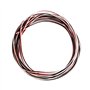 OliYin 50 Feet 26AWG Servo Cable 3p Line for Futaba JR RC Servo Hobby Model Aircraft Model Wiring 30 corex0.08mm