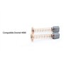 Lot de 4 balais de charbon de rechange compatibles avec brosse moteur Dremel 4000