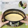 ProjectFont Moule à gâteau avec fermeture éclair pour gâteaux - 3 tailles (23 cm - 18 cm - 11 cm) - Moule à gâteaux antiadhésif