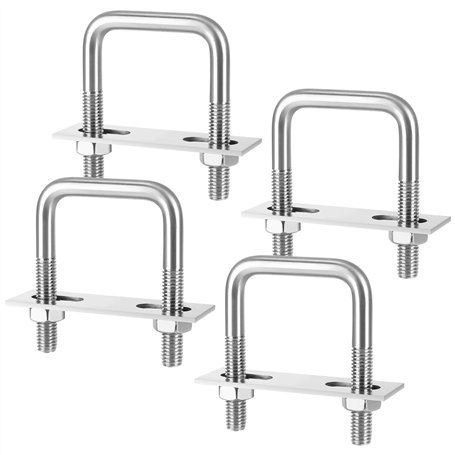 4 Pièces Boulon En U M8