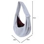 BUYGOO Sac de Transport pour Chat/Chien, Single-épaule Sling Sac de Transport pour Chien et Chat Animaux de Compagnie Sling Sac