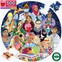 eeBoo International Women's Day Carton recyclé sur la journée Puzzle Adulte 500 pièces sur la Femme-PZFINW, [Multiple]