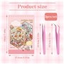 Noaxylic 20 Pièces 3 20 Pièces 3D Miniature Scene Stickers Set, Autocollants de Scène avec pincettes，Autocollants 3D，House Stick