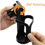 Mise à Niveau du Porte-vélos 2 Porte-Bouteilles 360 degrés Rotation Rotation Rapide Anti-dérapant Tasse Porte-Boisson pour Pouss