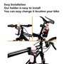 Mise à Niveau du Porte-vélos 2 Porte-Bouteilles 360 degrés Rotation Rotation Rapide Anti-dérapant Tasse Porte-Boisson pour Pouss