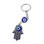 Nazareth Store Porte-clés mauvais œil Hamsa Fatima Protection des mains Charme Porte-clés Bonne chance Amulette