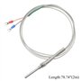 BGTXINGI PT100 Sonde thermocouple en acier inoxydable 2 fils Type K 2 m 5 mm x 100 mm Haute résistance aux températures 32~800 °