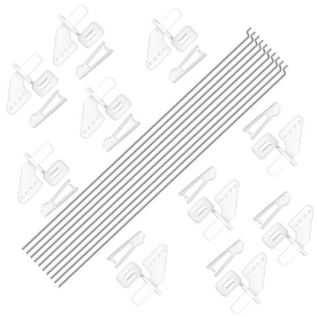 WMYCONGCONG Lot de 10 tiges de poussée en Acier de 1