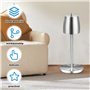 TOATELU Cendrier Sur pied Réglable,Hauteur Extensible de 34à68 cm, Grand Support de Cendrier en Acier Inoxydable avec Couvercle