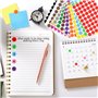 YARVPUV 5664 Pieces Gommettes Autocollantes Rondes 20mm 15mm 10mm Couleur Codage Étiquettes 16 Couleurs Gommettes Rondes pour Ca
