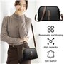 Sac à main 1 pièce en cuir PU, sac à bandoulière pour femme, sac à bandoulière avec fermeture éclair, sac réglable, adapté pour