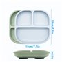 Ensemble d'Alimentation pour Bébés en Silicone sans BP