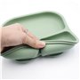 Lookka Lot de 2pièces Assiette Ventouse Pour Bébé,Enfant Sans glissement, Ensemble d'Alimentation pour Bébés en Silicone sans BP