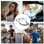 MEMOFYND Lot de 8 cordons à lunettes réglables - Accessoires pour lunettes de soleil - Cordon de lunettes de sport - Porte-lunet