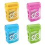 Lot de 4 taille-crayons manuels 2 en 1 à double trous pour enfants
