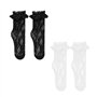 MAXQUU Lot de 2 paires de chaussettes à volants pour femmes