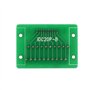 Connecteur de Bornier IDC20P, Keenso Connecteur de Bloc de Jonction Mâle 20Pin Support d'Interface d'Automate avec sur Rail DIN
