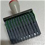 zeng 11 Chiffres Numéro Tampon Bureau,Format d'impression 67 x 7 mm en caoutchouc bandes 0–9 Chiffres bureau numéroteur automati