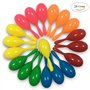 GuassLee 24pcs Neon Maracas Shakers Mini 6 Couleurs bruiteurs pour Le Mexicain Cinco de Mayo Fiesta décoration de la pièce ou de