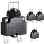 CLDIY Lot de 4 interrupteurs de puissance 25 A avec protection contre la surcharge thermique 88 Series Push Button Reset manuel