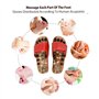 Xrten Pantoufles de Massage des Pieds, Pantoufles Massage Ergonomique Pied Traitement Antidérapant Promouvoir la Circulation San