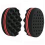 Xrten Brosse à Cheveux éponge Dreads Bobine de Verrouillage Twist, Lot de 2pcs