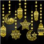 Décoration de Ramadan, Bannière Décoration Ramadan 8 Pièces Guirlande de Ramadan Mubarak, Eid Mubarak Musulmanes Ramadan Intérie