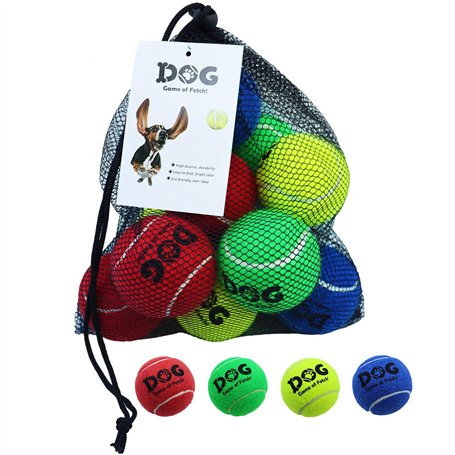 AMA SPORT INSUM -D606 - Balles de Tennis pour Chiens (6