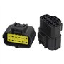 WMYCONGCONG Lot de 3 kits de connecteurs électriques étanches à 12 broches pour voiture automobile (12 broches)