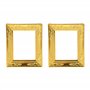 POFET 2 pcs 1/12 Échelle Cadre Photo Rahmen Dollhouse Miniature Chambres Décoration Murale Accessoires