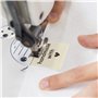 Etiquette en Tissu Fait Main 100 Pièces Lavables Étiquette Couture Décoratives Artisanales Personnalisées pour DIY Accessoires S