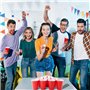 70 Pièces Gobelets Pong Anniversaire 400 ML pour Adultes pour pour Boissons Chaude Froi