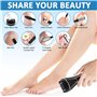 Beihre Rapeuse Pieds Électrique,18 en 1 Kit de Râpe Ponceuse Pieds Anti-callosité Scalpel Pedicure Ponceuse Pied Rechargeable po