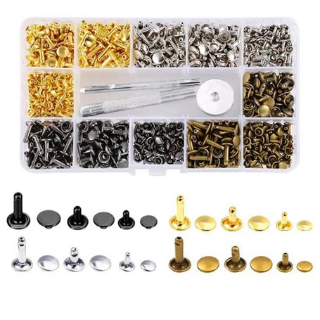 JJiaoLinin Rivets en Cuir