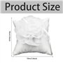 Coussin Alliance Bague Mariage Oreiller - 10 * 10cm Fleur Oreiller pour alliances Fiançailles Fête mariage Faveurs Accessoires, 