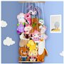 Rangement Peluche pour Animaux en Peluche - Économisez de l'espace Organisateur de Rangement pour Jouets - Support pour Animaux 