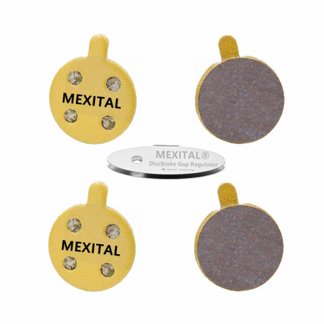 MEXITAL 2 Paires Plaquettes de Frein Vélo à Disque pour Zoom DB280 DB350 DB450 DB550 DB650 Alongha SNG Apse Artek Apollo Shockwa