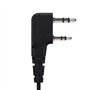 COODIO Micro Haut-Parleur Déporté 2-Pin Supérieur [IP54 Imperméable] Microphone [3,5mm Prise écouteur] pour Kenwood Baofeng UV-5