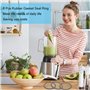 SNAGAROG 8 PCS Joint Blender Rechange Anneau d'Étanchéité en Caoutchouc Couvercle Refermable en Forme de O Tampons de Choc Rempl