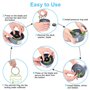 SNAGAROG 8 PCS Joint Blender Rechange Anneau d'Étanchéité en Caoutchouc Couvercle Refermable en Forme de O Tampons de Choc Rempl