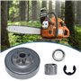 AUMEL Kit de clips de rondelle de roulement de pignon de tambour d'embrayage de 3/8 po Pour STIHL MS311 MS391 Tronçonneuse Rempl