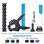 Sametop Fixation Pince Jaws Clamp Flexible Bras de Serrage Support Mâchoires Col de Cygne Compatible avec GoPro Hero 13 12 11 10