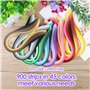 19 pcs quilling outils avec 45 couleurs 900 bandes et quilling modele