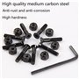 Hayaww Vis De Planche à Roulettes Skateboard Boulon De Planche à Roulettes Vis De Longboard RéParation Planche à Roulettes Visse