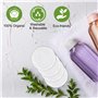 Relota Lot De 22 Tampons Démaquillants Lavables Fibre De Bambou, Disque Coton Demaquillant Lavable avec Sac à Laver, Super Doux 