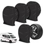 MEYAGOT 4 Pièces Housses De Protection pour Roues
